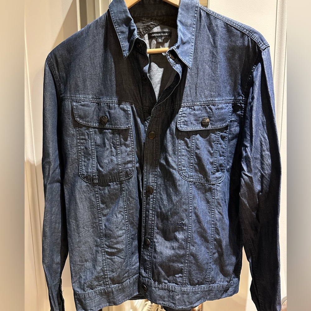 Surface to air blue overshirt